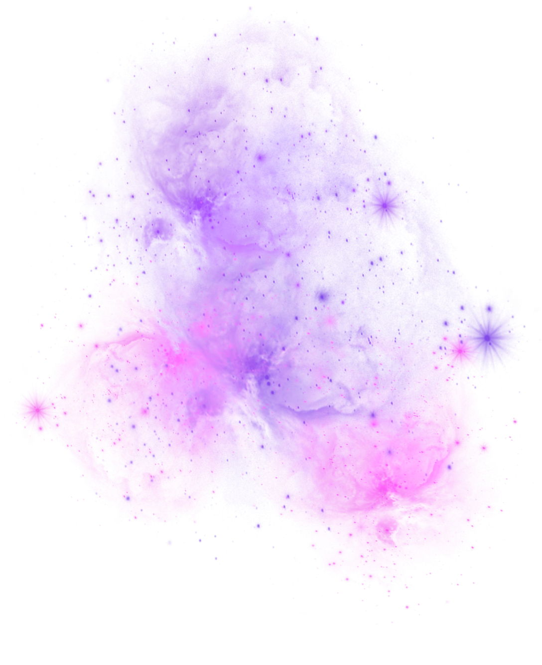 Purple & Violet Space Galaxy Overlay Background